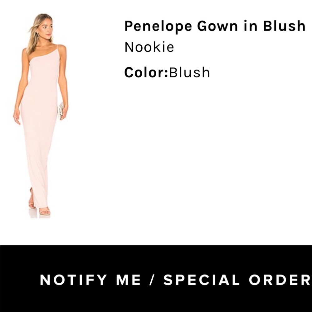 Nookie Penelope dress in blush